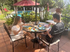 breakfast at casa Simba